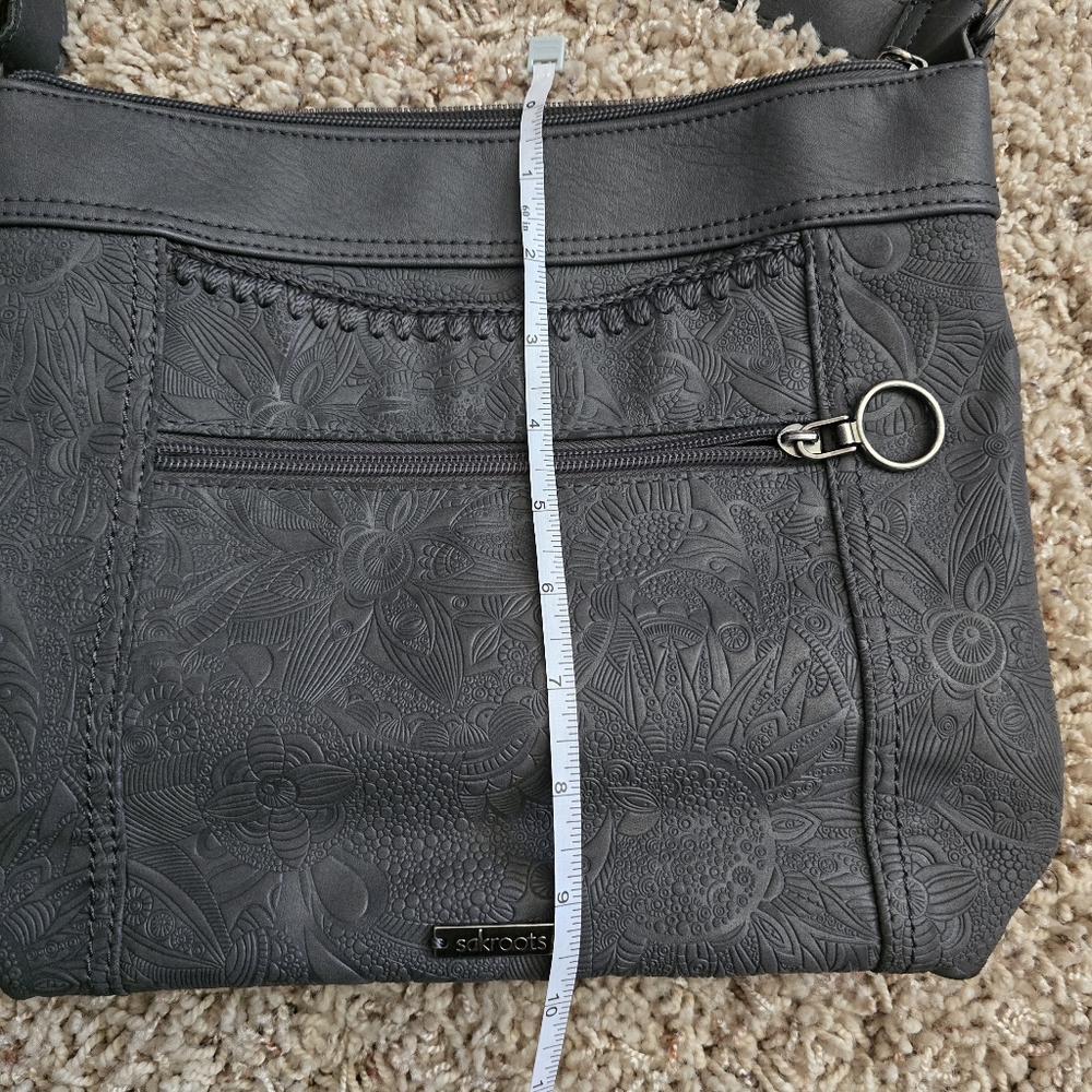 Sakroots Gray Arcadia Crossbody Bag Purse - Picture 12 of 13